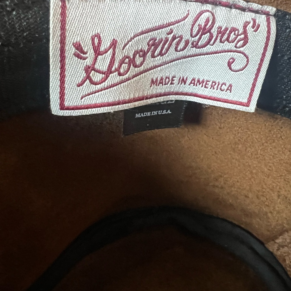 Goorin Bros. Leather fedora hat - Picture 3 of 7
